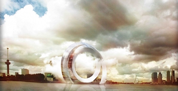Dutch Windwheel in Rotterdam, innovatieve windenergie en attractie.